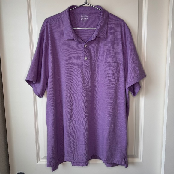 J. Crew Slub Cotton Polo - Men's XXL - Picture 1 of 3